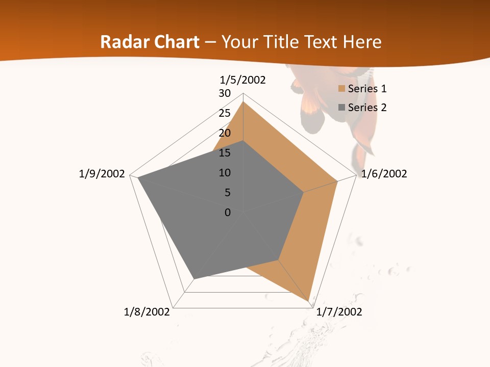 Orange Action Ocean PowerPoint Template