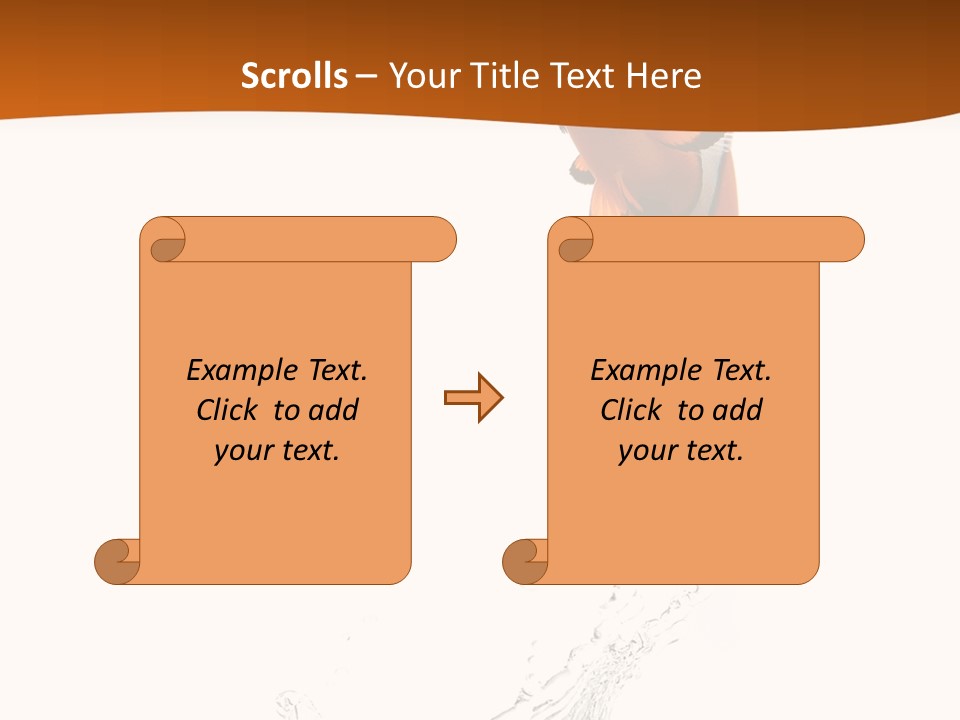 Orange Action Ocean PowerPoint Template