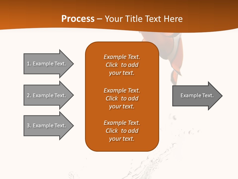 Orange Action Ocean PowerPoint Template