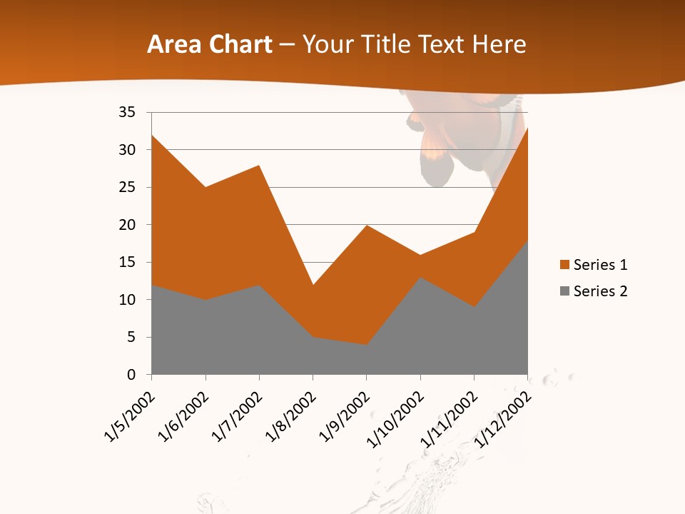 Orange Action Ocean PowerPoint Template