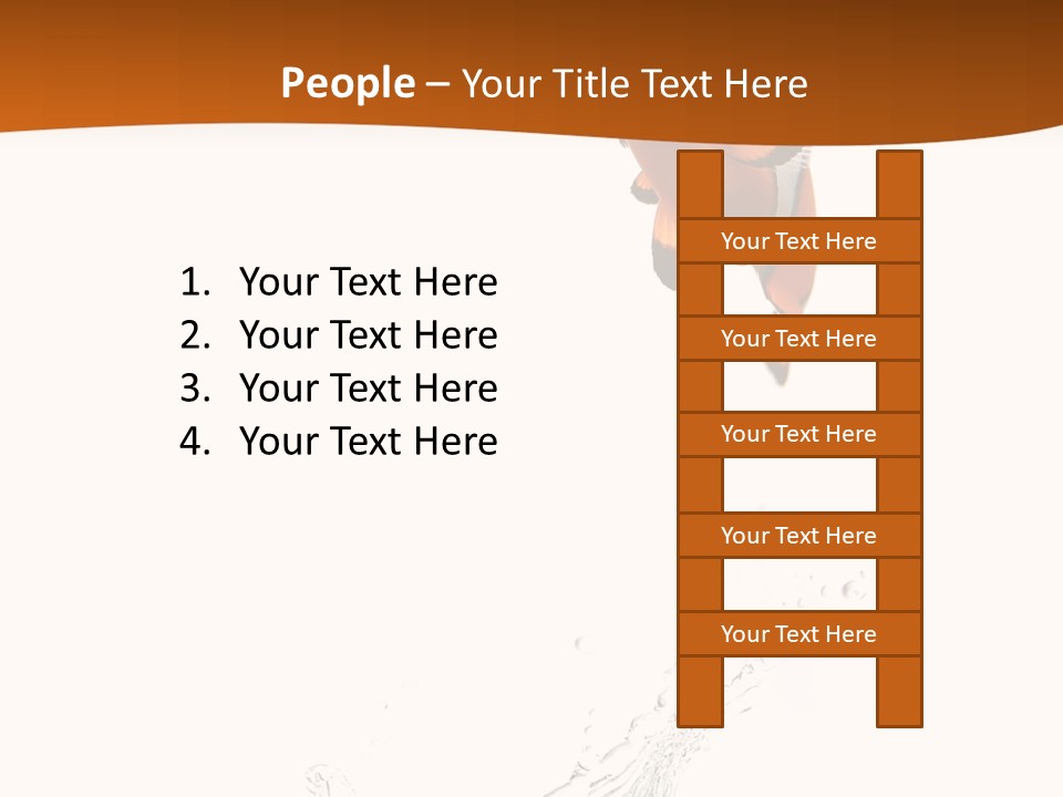 Orange Action Ocean PowerPoint Template