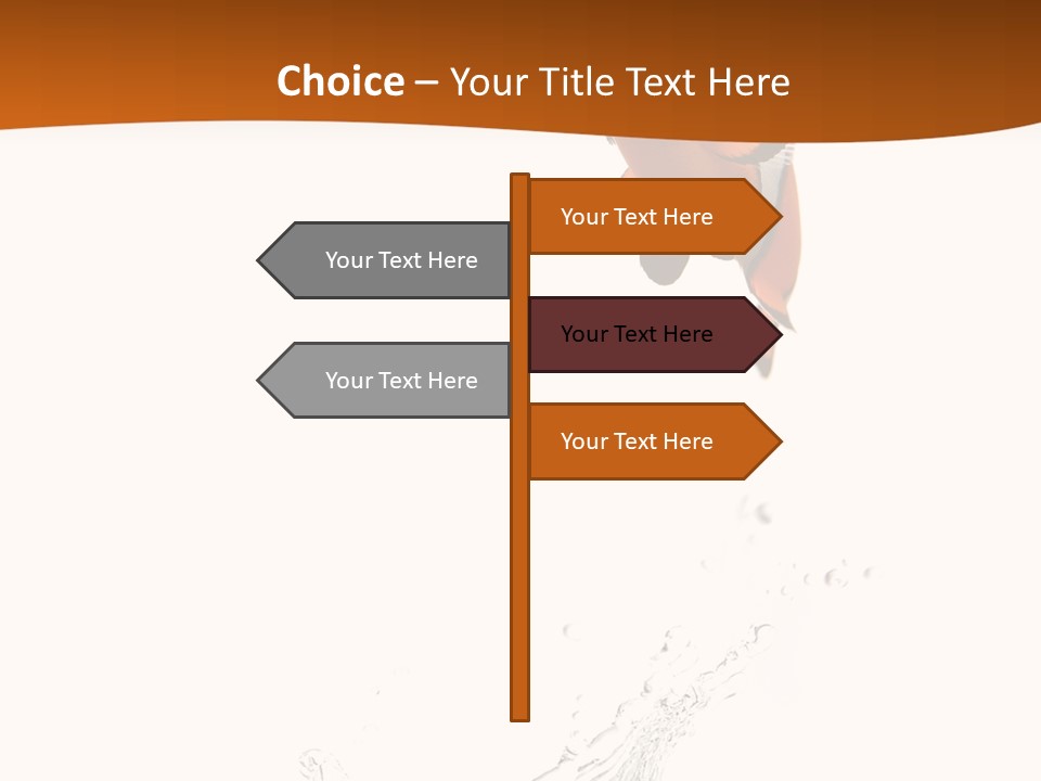 Orange Action Ocean PowerPoint Template