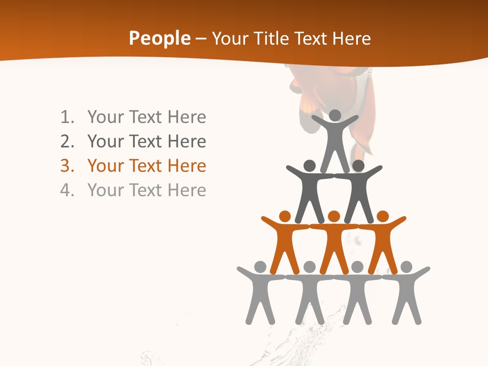 Orange Action Ocean PowerPoint Template