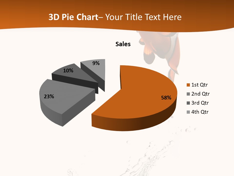 Orange Action Ocean PowerPoint Template