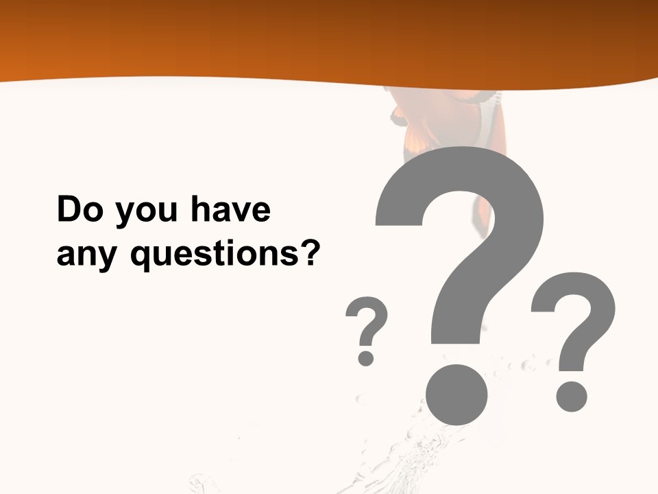 Orange Action Ocean PowerPoint Template