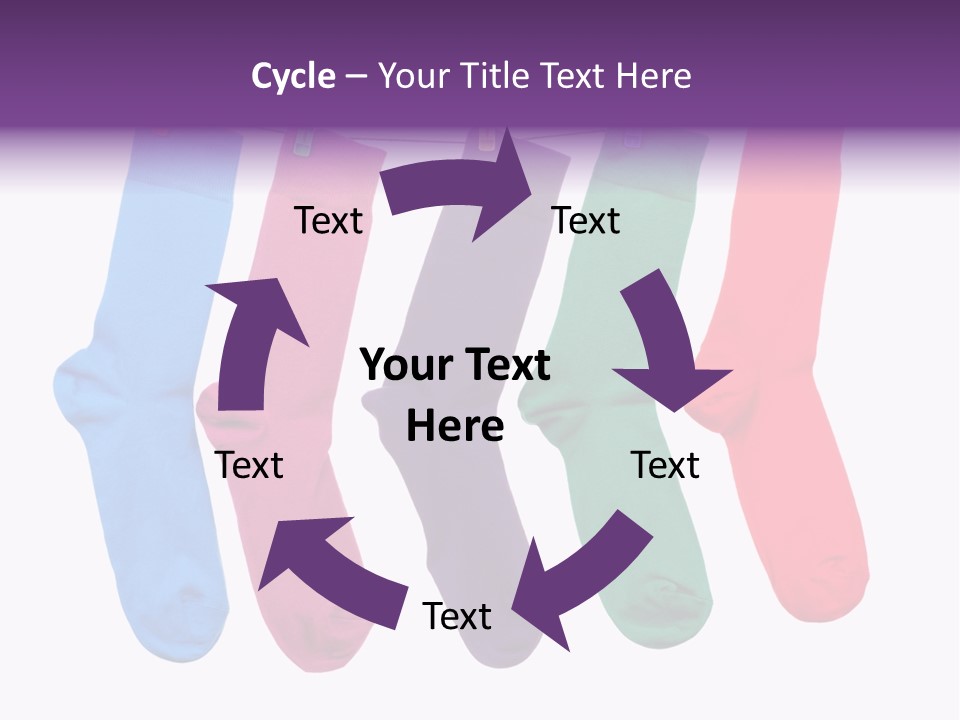 Clothes Colorful Blue PowerPoint Template