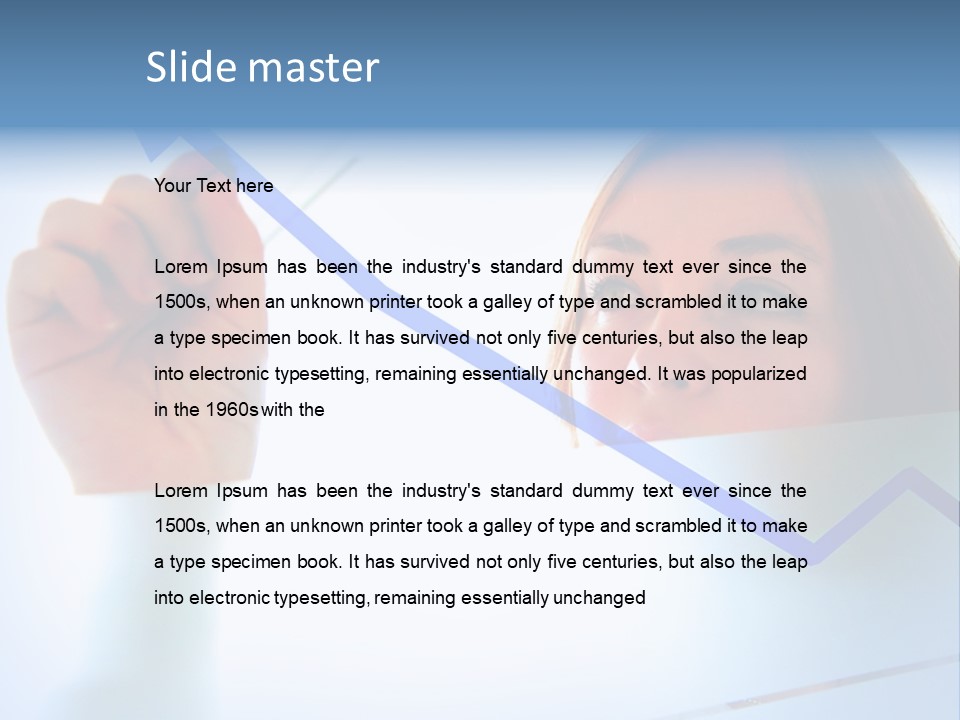 Colours Arrow Finance PowerPoint Template