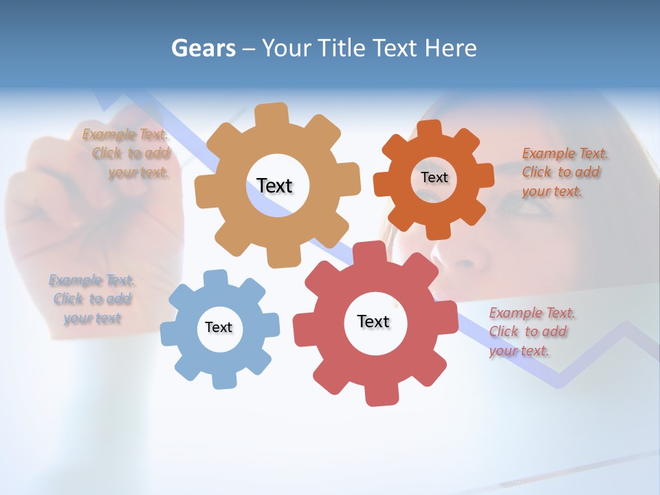 Colours Arrow Finance PowerPoint Template