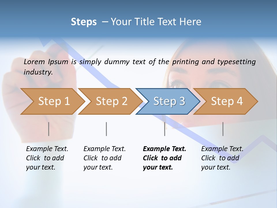 Colours Arrow Finance PowerPoint Template