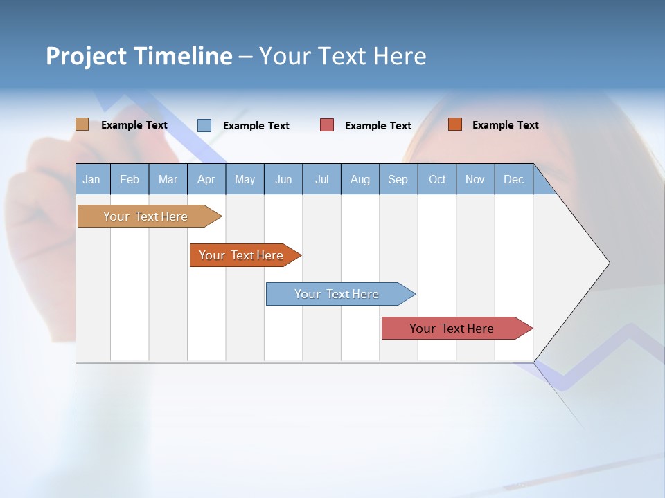 Colours Arrow Finance PowerPoint Template