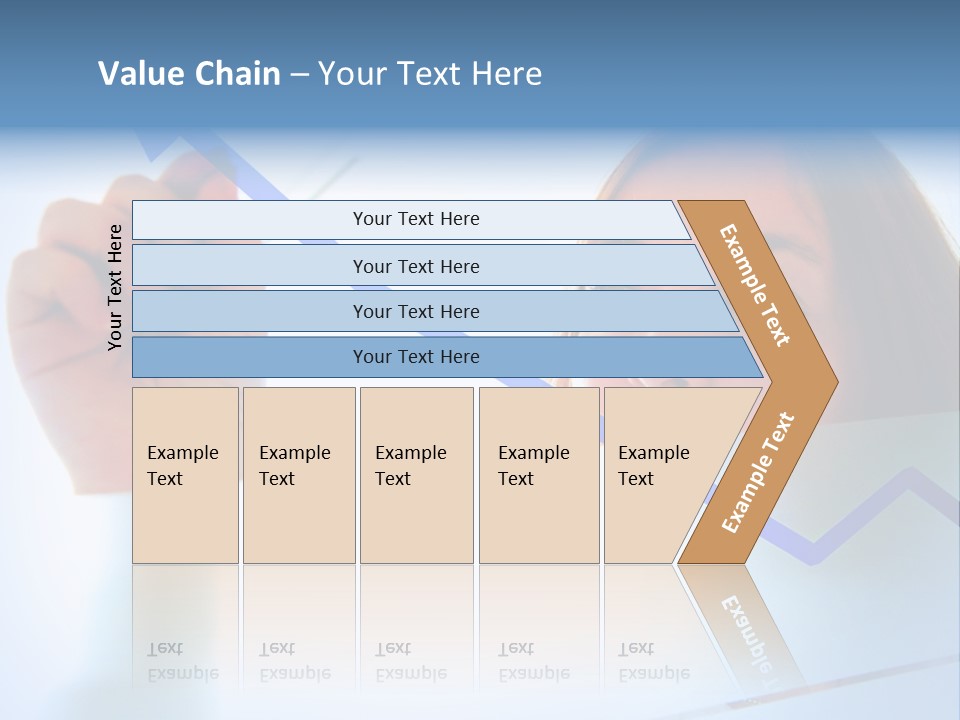 Colours Arrow Finance PowerPoint Template