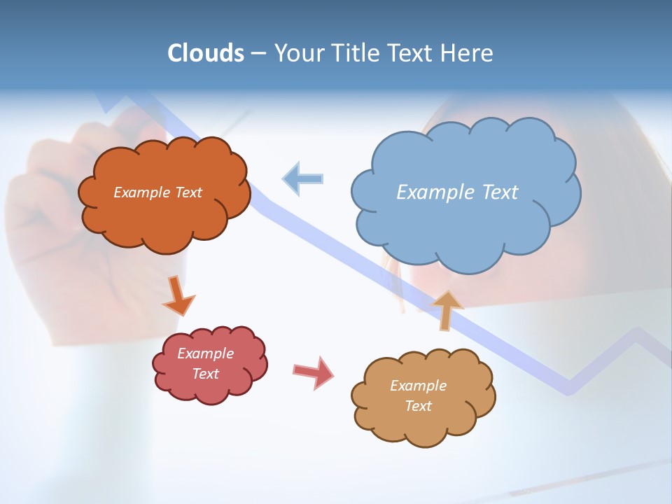 Colours Arrow Finance PowerPoint Template