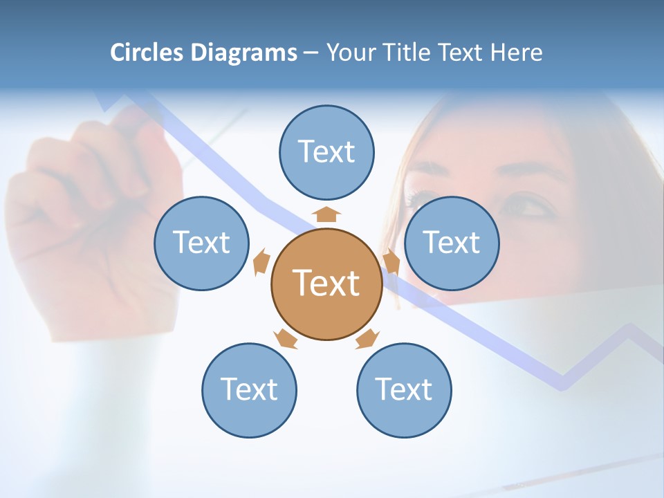 Colours Arrow Finance PowerPoint Template