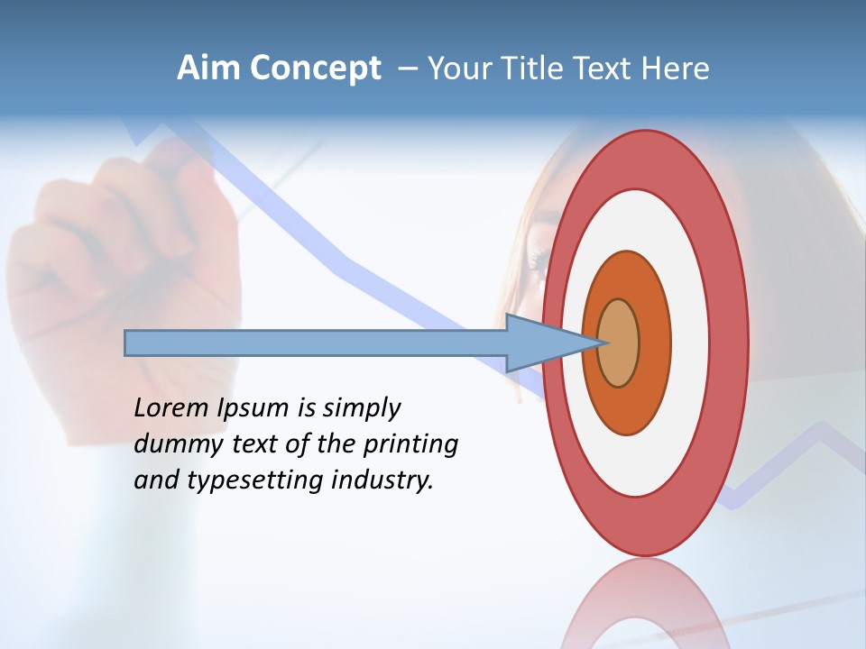 Colours Arrow Finance PowerPoint Template