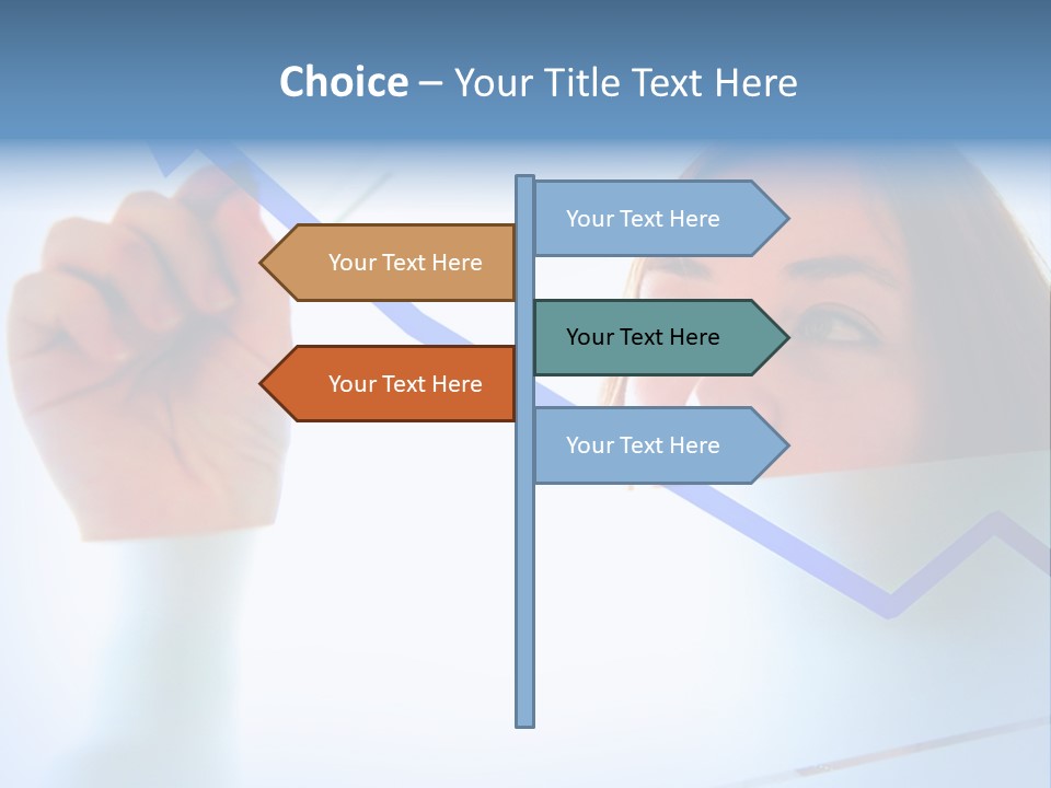 Colours Arrow Finance PowerPoint Template