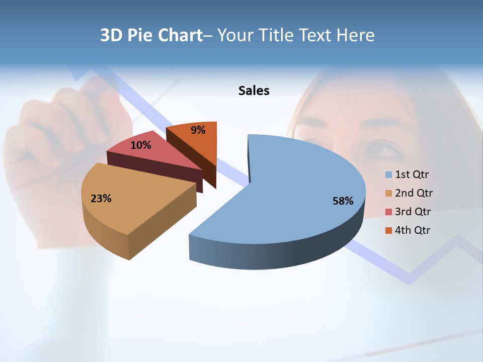 Colours Arrow Finance PowerPoint Template