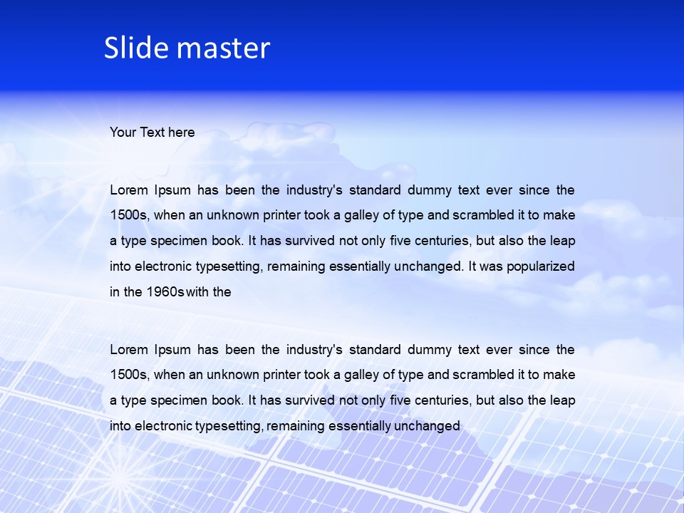 Light Nature Collector PowerPoint Template