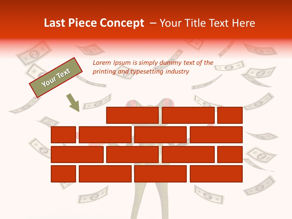 Toad Green Illustration PowerPoint Template