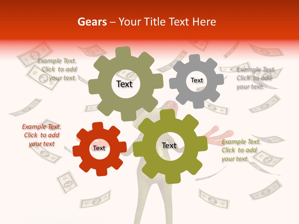 Toad Green Illustration PowerPoint Template