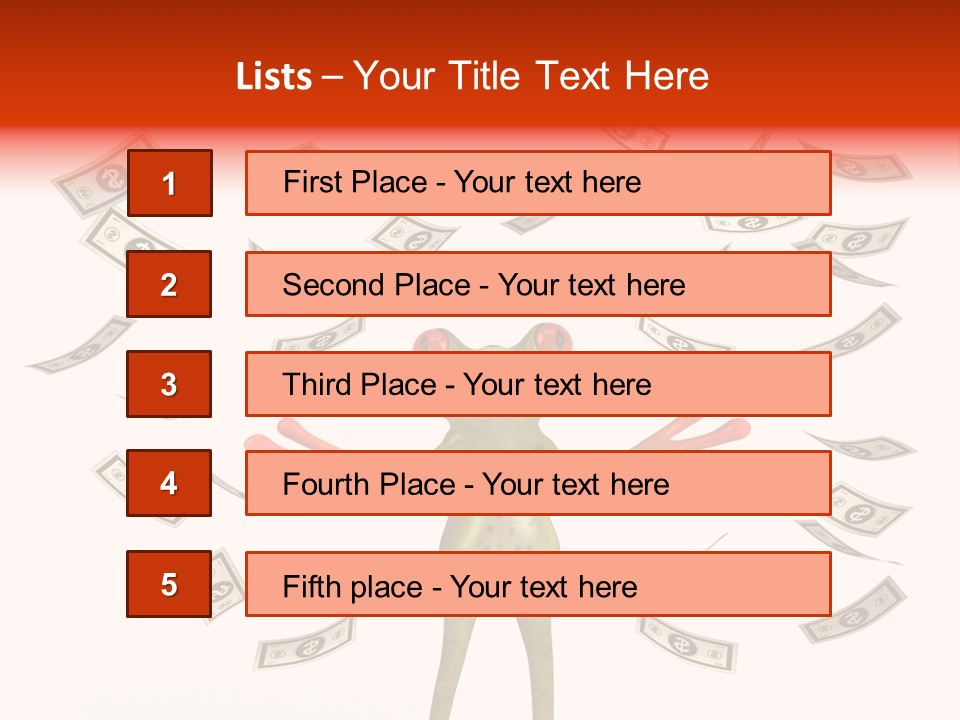 Toad Green Illustration PowerPoint Template