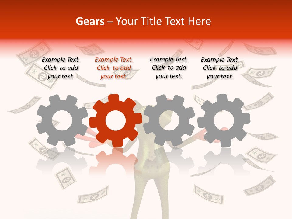 Toad Green Illustration PowerPoint Template