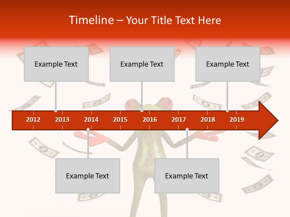 Toad Green Illustration PowerPoint Template