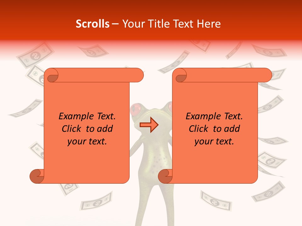 Toad Green Illustration PowerPoint Template