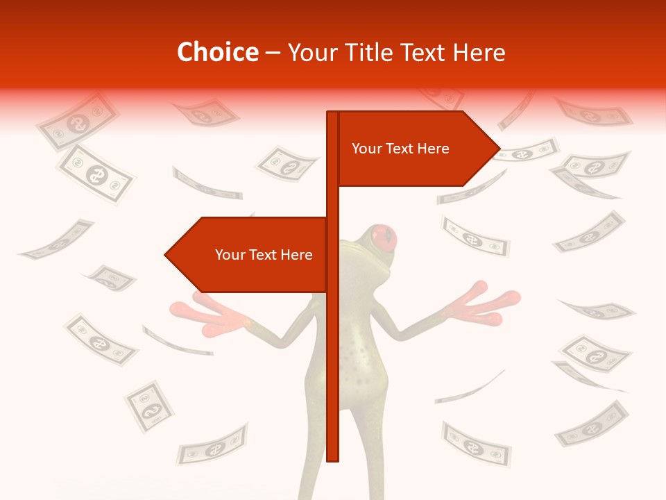 Toad Green Illustration PowerPoint Template