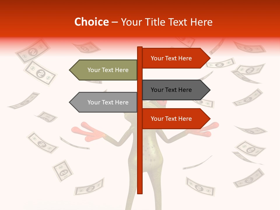 Toad Green Illustration PowerPoint Template