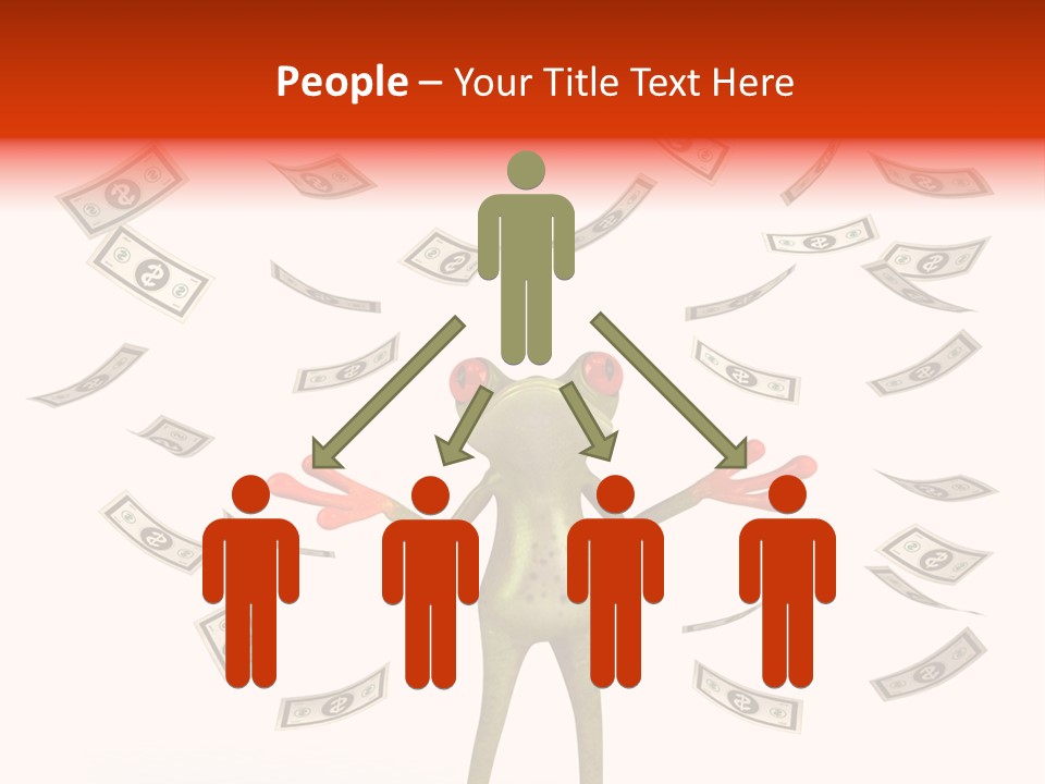 Toad Green Illustration PowerPoint Template