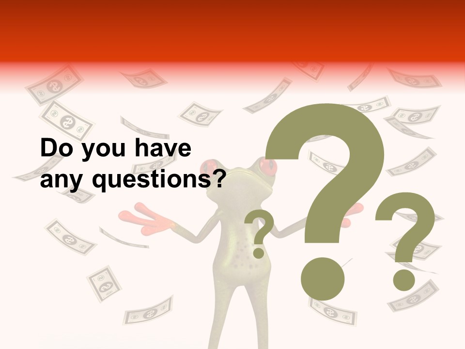 Toad Green Illustration PowerPoint Template