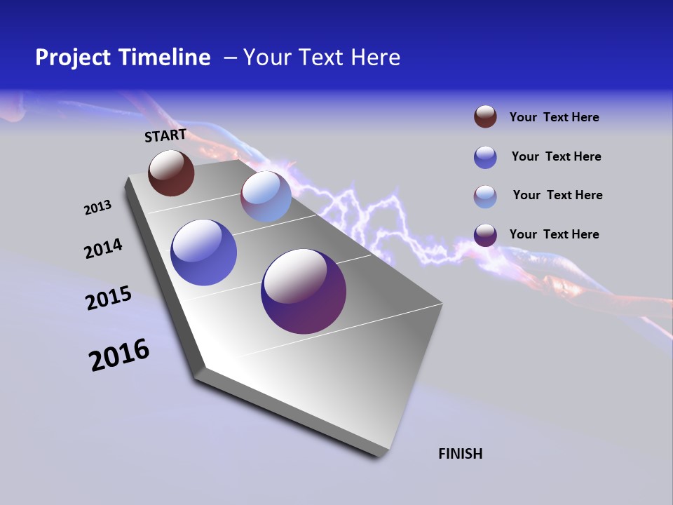 Electrician Amp Shock PowerPoint Template