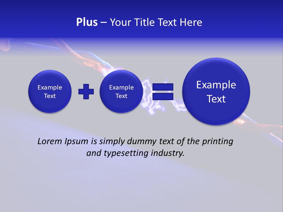 Electrician Amp Shock PowerPoint Template