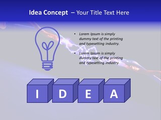 Electrician Amp Shock PowerPoint Template