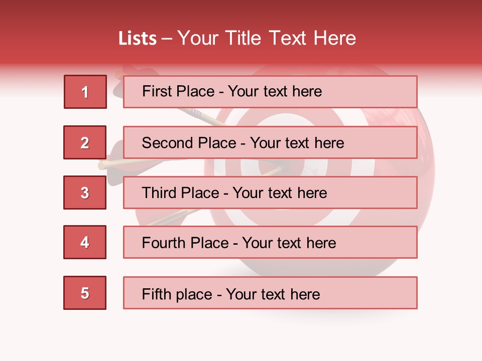 Sport Aspirations Luck PowerPoint Template