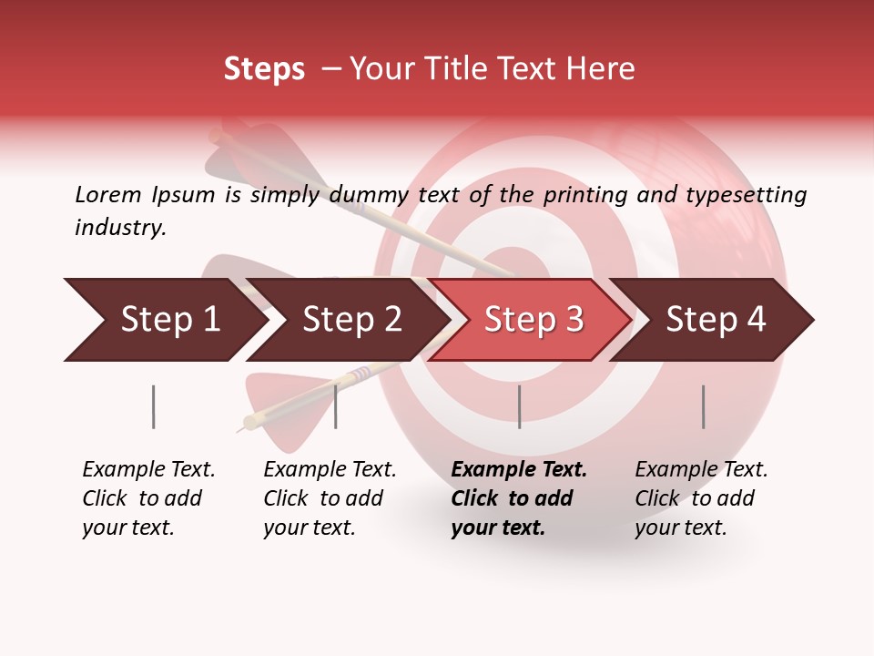 Sport Aspirations Luck PowerPoint Template