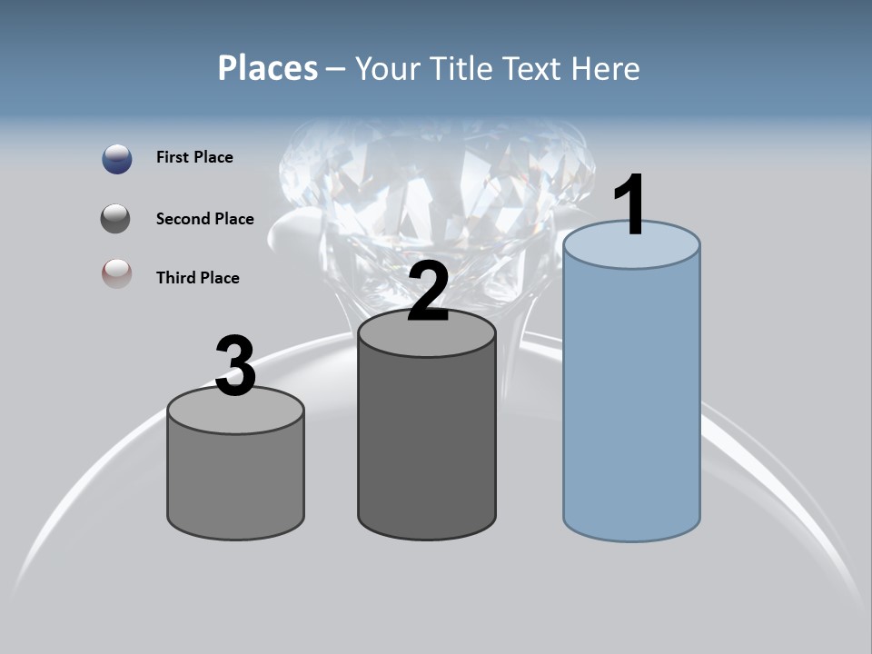 Gold Fashion Gem PowerPoint Template