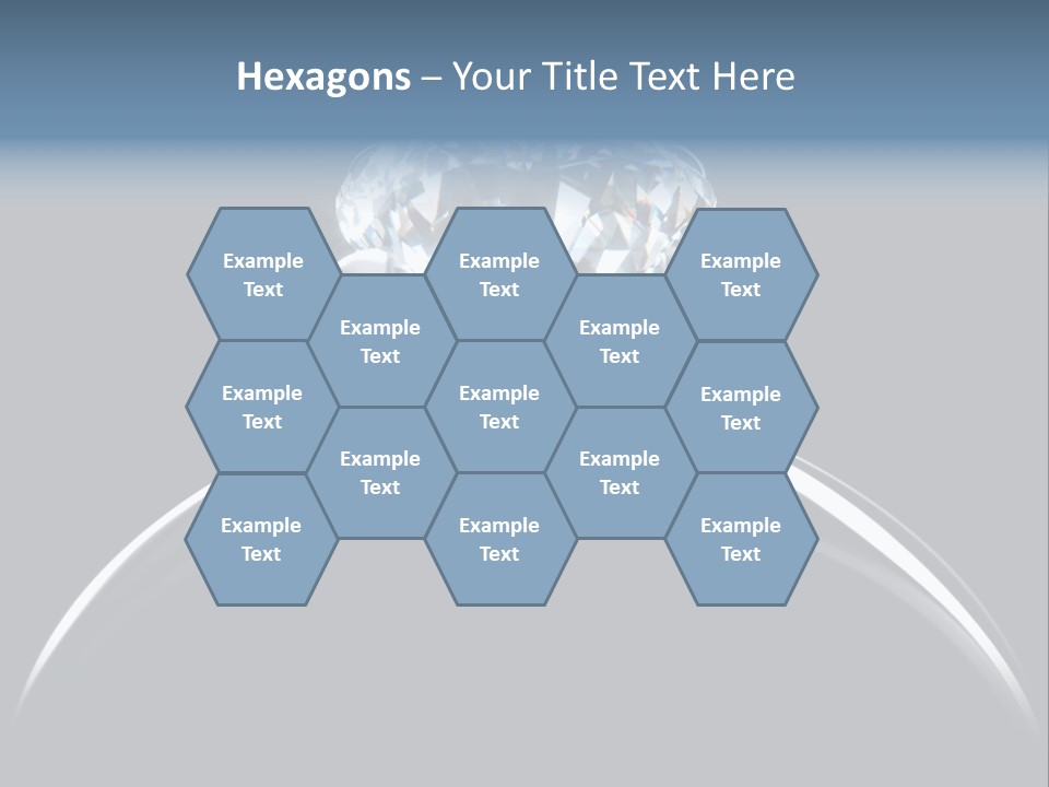 Gold Fashion Gem PowerPoint Template