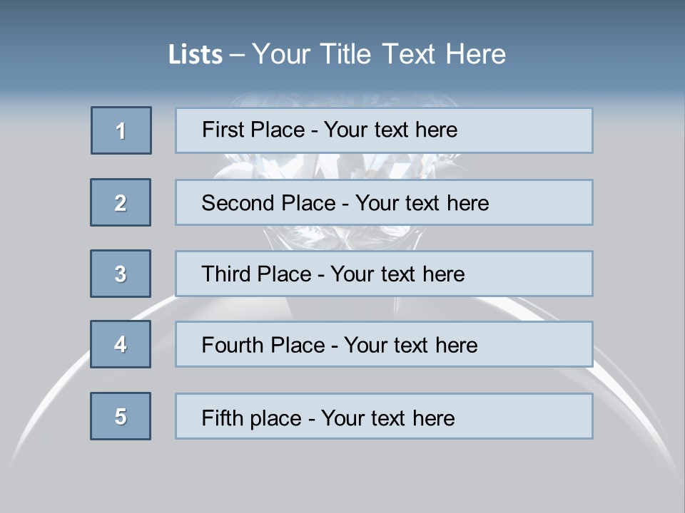 Gold Fashion Gem PowerPoint Template