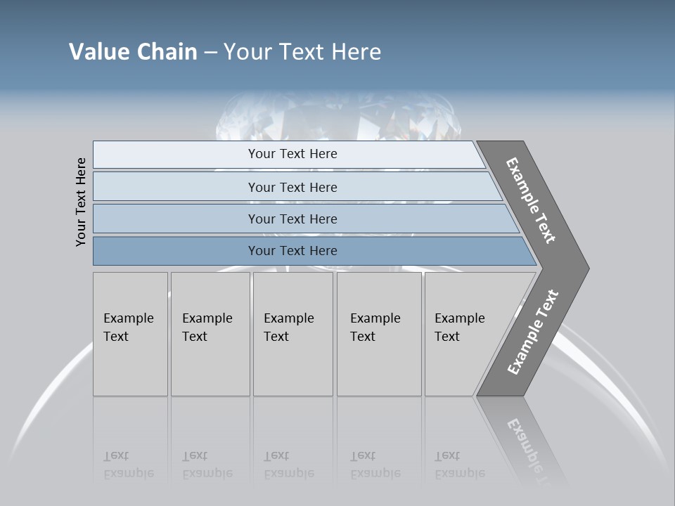 Gold Fashion Gem PowerPoint Template