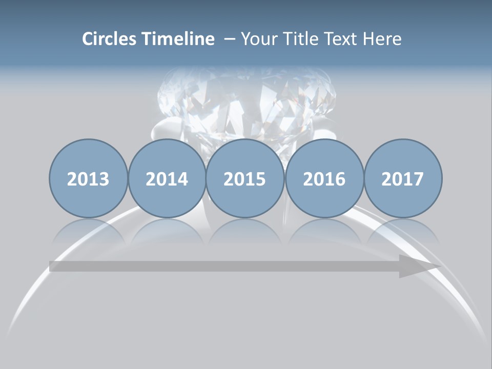 Gold Fashion Gem PowerPoint Template