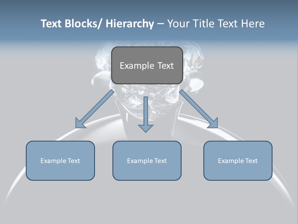 Gold Fashion Gem PowerPoint Template