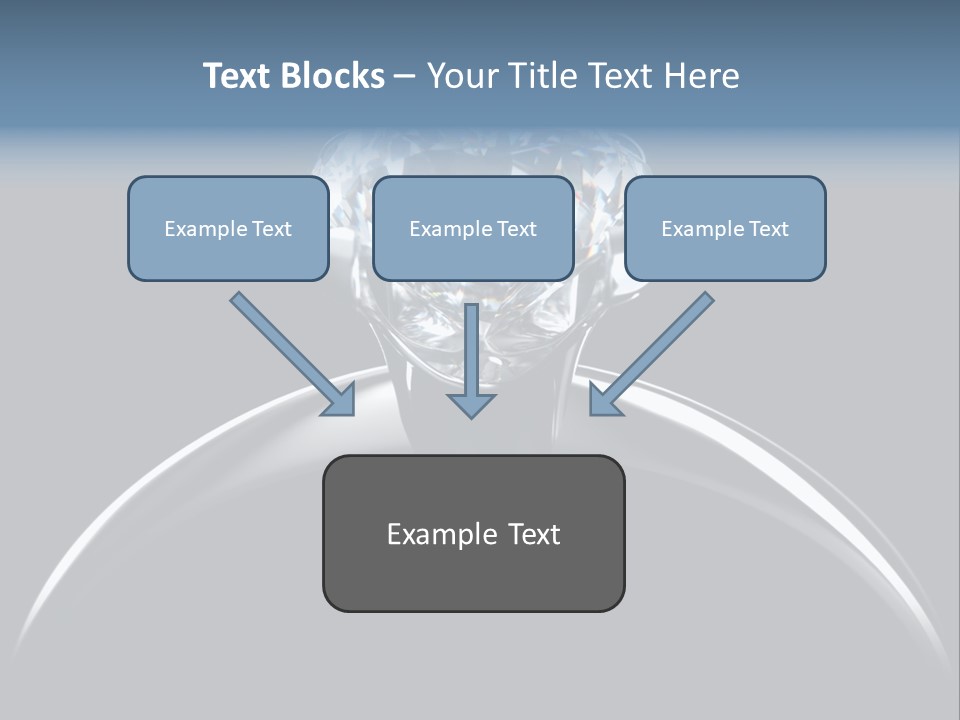 Gold Fashion Gem PowerPoint Template