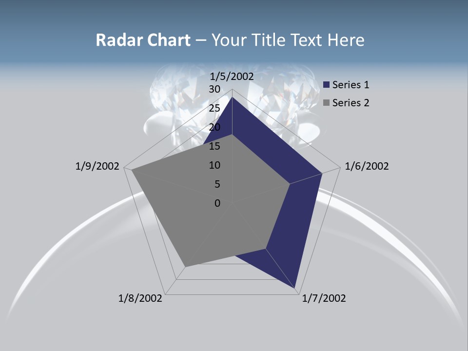 Gold Fashion Gem PowerPoint Template