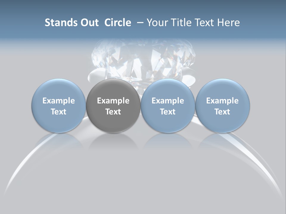 Gold Fashion Gem PowerPoint Template