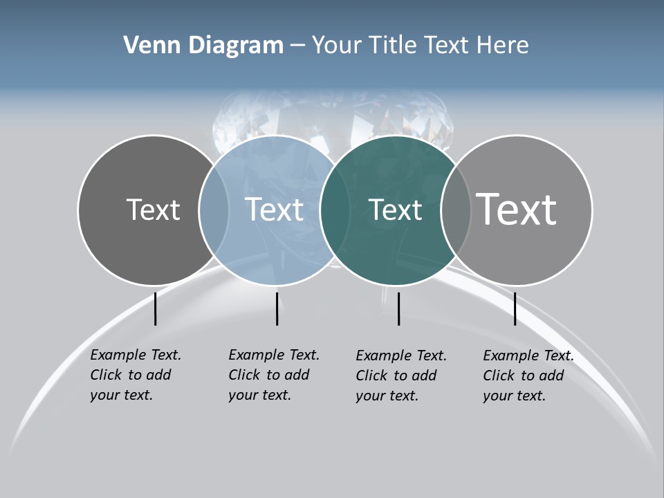 Gold Fashion Gem PowerPoint Template