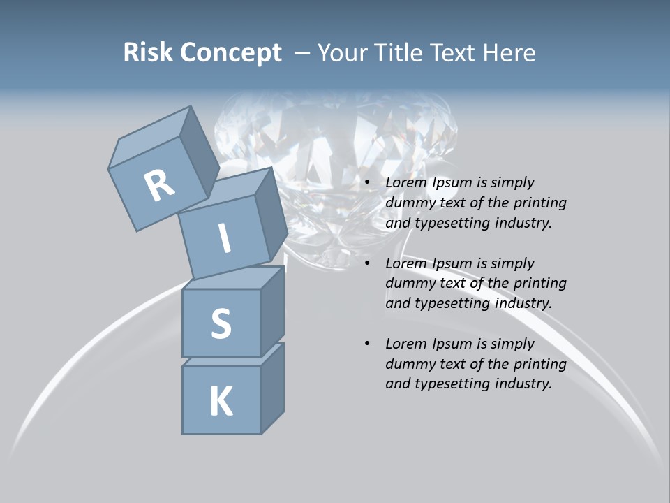 Gold Fashion Gem PowerPoint Template