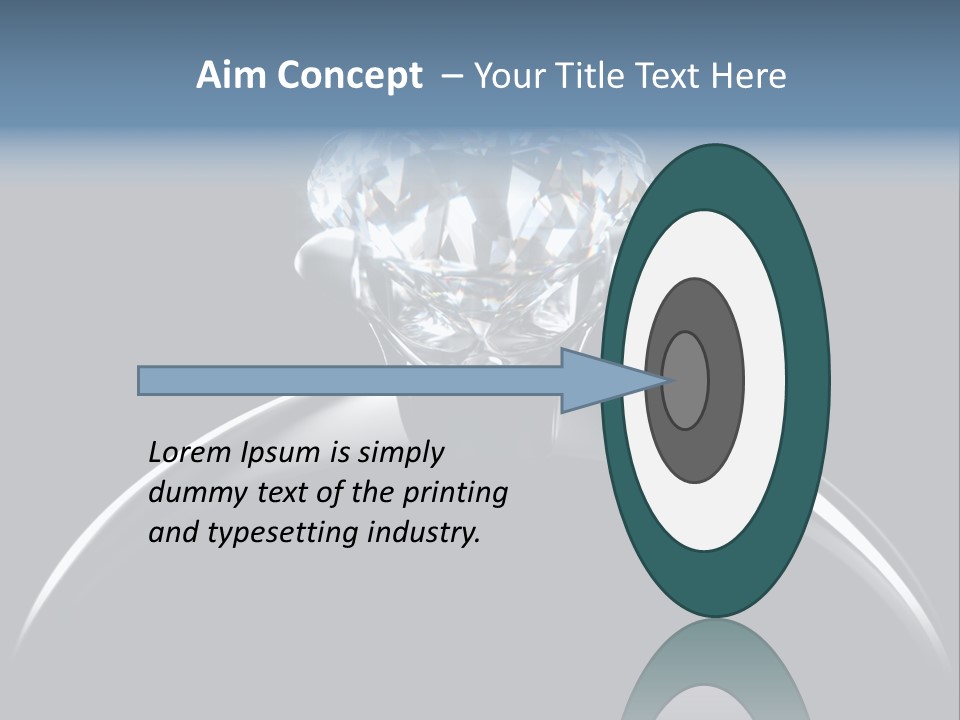 Gold Fashion Gem PowerPoint Template