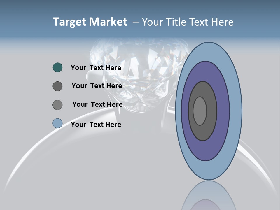 Gold Fashion Gem PowerPoint Template