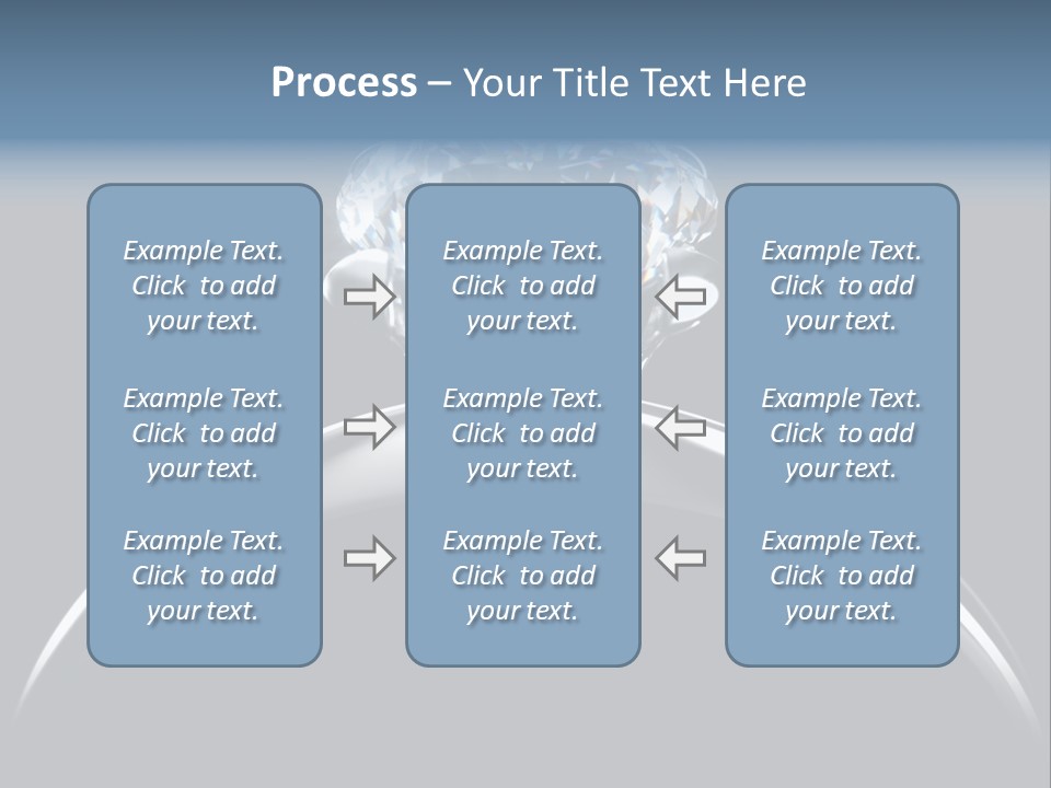 Gold Fashion Gem PowerPoint Template